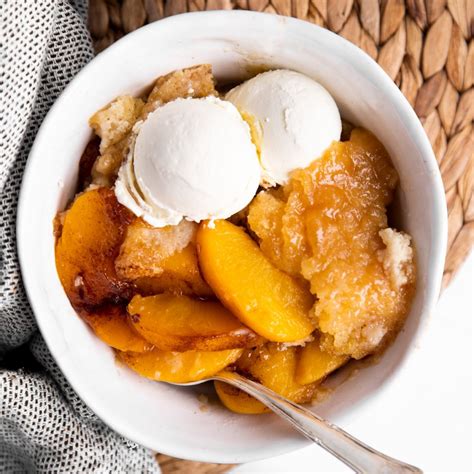 Bisquick Peach Cobbler Recipe Unfussy Kitchen