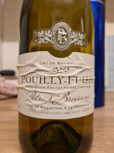 Patrick Bressand Pouilly Fuiss Vivino Canada