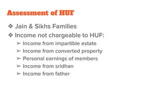 Assessment Of Huf Ppt