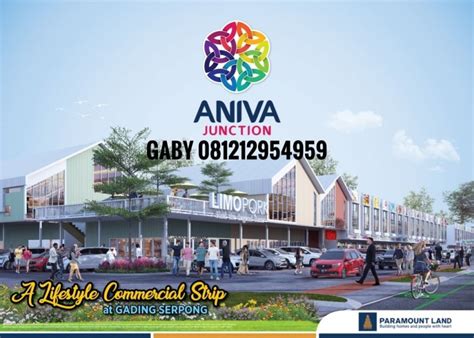 Ruko Aniva Junction Lantai Paramount Land Gading Serpong Semua Hadap