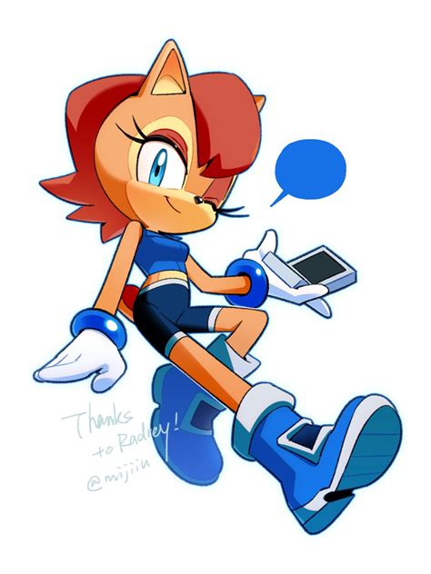 Sally Acorn Nicole And Nicole Sonic And 1 More Drawn By Miijiu