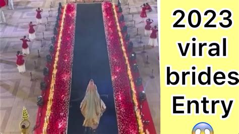 Top 10 Royal Brides Entry 2023 😍 Weeding Entry Varmala Indian Brides Bride Entry Ideas