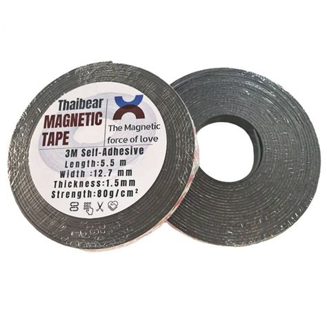 Customized Flexible Rubber Magnet Strip 3m Double Side Adhesive