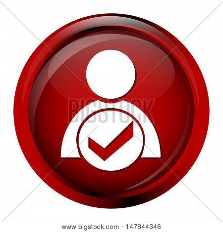 Man Check Mark Icon Vector Photo Free Trial Bigstock