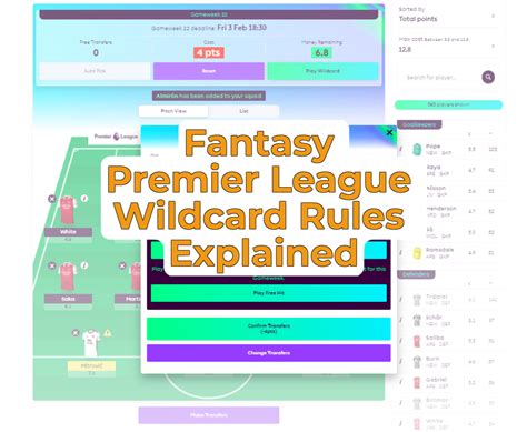 Fpl Wildcard Rules Explained All You Need To Know