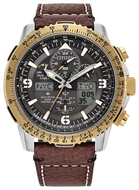 Reloj Radio Control Aviador Hombre Citizen Promaster Skyhawk Jy H