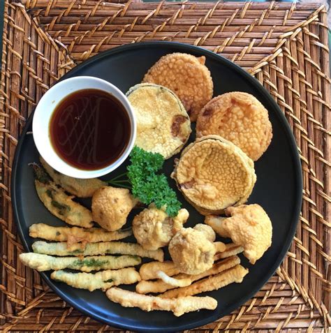 Tempura Vegetables and Sauce - Cooking Meals For One