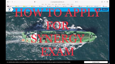 HOW TO APPLY IN SYNERGY MARITIME FRESHERS ENTRY VIA EXAM SYNERGY