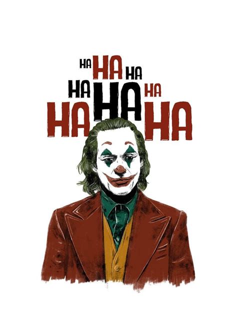 Joker Poster Joker Art Poster Illustrations Typography Home Office