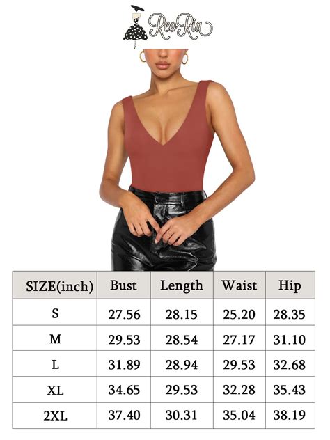 Reoria Womens Summer Sexy Plunge Deep V Neck Sleeveless Double Lined