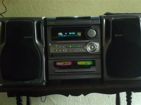 Micro System Aiwa Nsx S Watts Rms R Em Mercado Livre