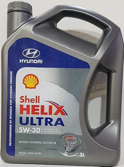 Shell Helix Ultra Hyundai W Api Sn Acea A B Fully