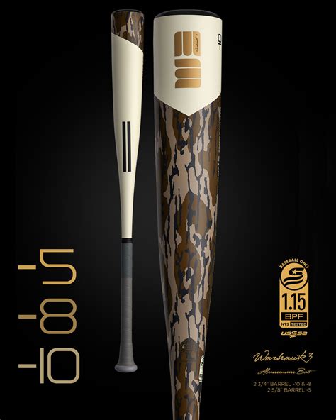 warhawk mossy oak edition usssa metal baseball bat warstic