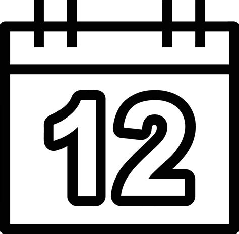 Calendar Icon Symbol Vector Image 42544543 Vector Art At Vecteezy