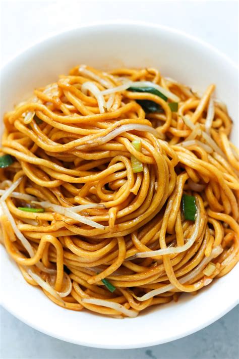 Plain Chow Mein Chinese Noodles My Morning Mocha