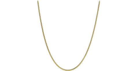 David Yurman Box Chain Necklace Gold See Prices