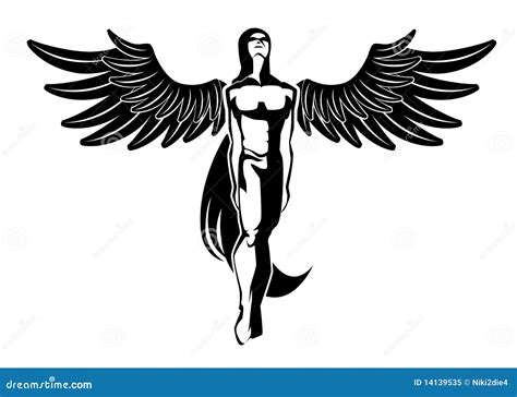 Demon Angel Tattoo Stock Illustrations 2153 Demon Angel Tattoo Stock