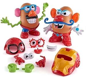 Mr Potato Head Marvel Spider Man Vs Iron Man Set By Playskool