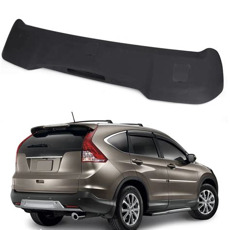 Factory Style Rear Roof Abs Spoiler Wing Matte Blk For Honda