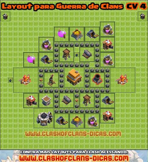 Layouts Para Guerra De Clans Cv Clash Of Clans Dicas