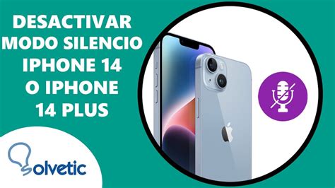 Como Desactivar Modo Silencio en iPhone 14 y iPhone plus Cómo usar