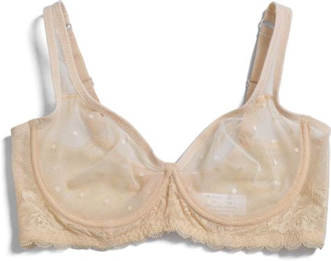 Womens Sheer Mesh Bra Unlined See Through Bralette Minimizer Plus Size Lace Unpadded Bras