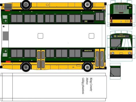 KCmetro Paper bus by TheMaskedWanderer on DeviantArt | Paper models, Bus, Paper toys