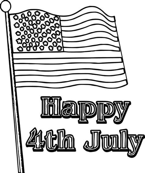 Free Fourth Of July Coloring Pages Options Include The American Flag