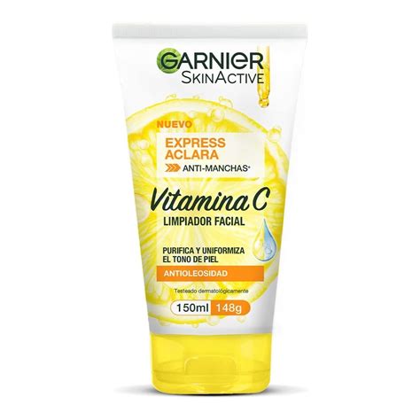 Garnier Express Aclara Vitamina C Limpiador Facial Anti Manchas ISZA