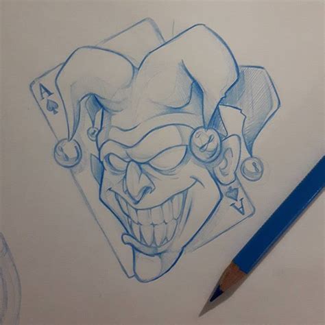 Gangster Drawings Of Jokers