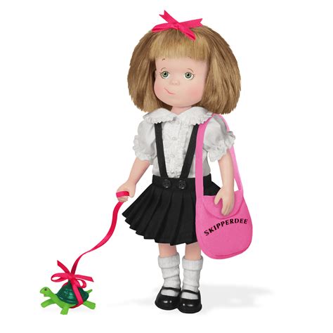 Eloise Poseable Doll with Skipperdee Turtle & Purse in Take-Along Box - Eloise