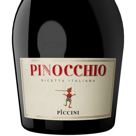 PICCINI PINOCCHIO VINO ROSSO D ITALIA Red Wine Alcoholic Beverages