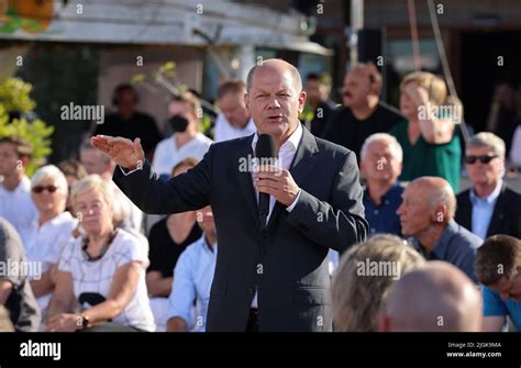 11 Juli 2022 Schleswig Holstein Lübeck Bundeskanzler Olaf Scholz