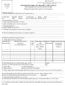 Vietnam Visa Application Form printable pdf download