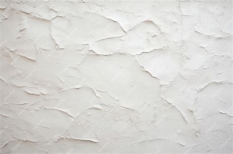 Premium AI Image | Rough White Plaster Filler Facade Texture Wall Background Generative Ai