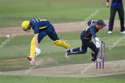 Aneurin Donald Hampshire Stretches Make His Editorial Stock Photo