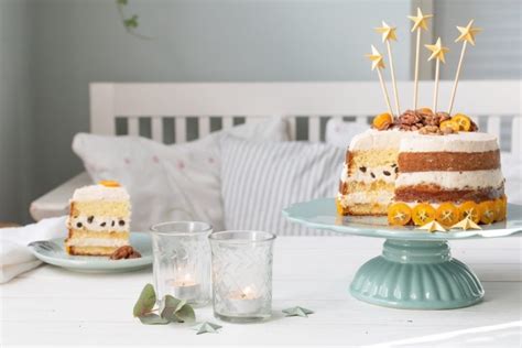 naked cake von Dr Oetker mit Cake topper Smillas Wohngefühl