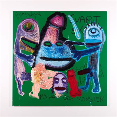 Bjarne Melgaard Bodyparty Substance Paintings Dazed