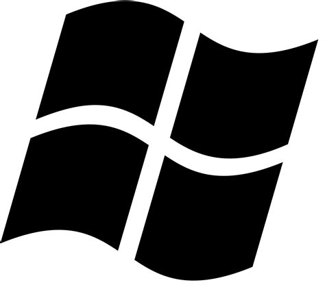 Black Windows Logo