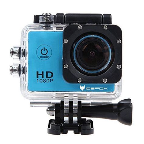 The Sjcam Sports Action Camera Is Shown In Front Of A White Background