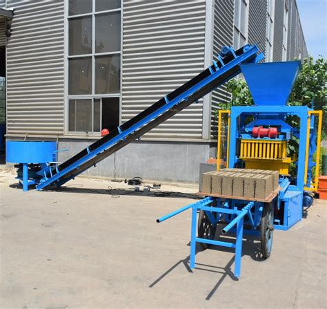 Qtj4 26 Automatic Concrete Cement Paver Hollow Block Brick Making