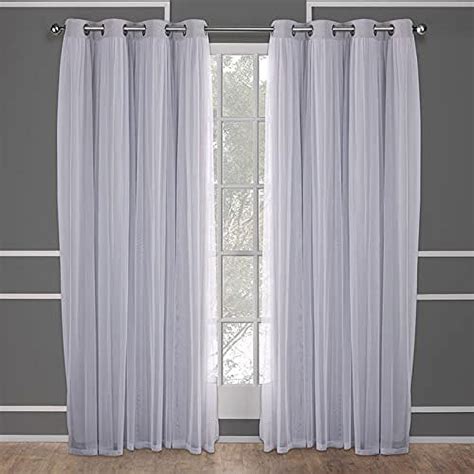 Exclusive Home Catarina Layered Solid Room Darkening Blackout And Sheer