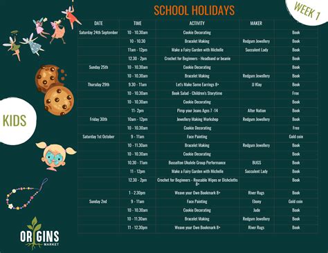 School Holidays at Origins Market - Origins Market