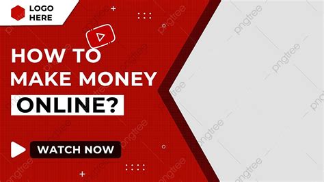 Make Money Online Youtube Thumbnail Template Download On Pngtree