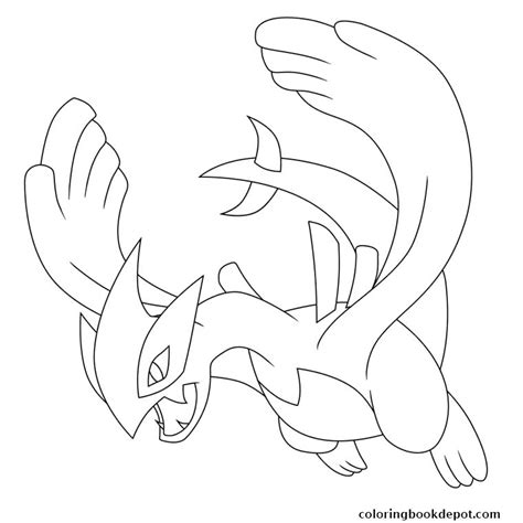 Lugia Coloring Pages at GetDrawings | Free download