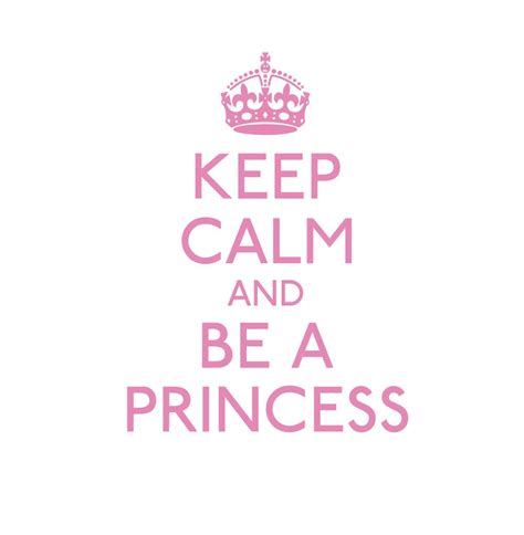 Princess Vinyl Wall Decal Keep Calm And Be A Princess Par Wallartsy