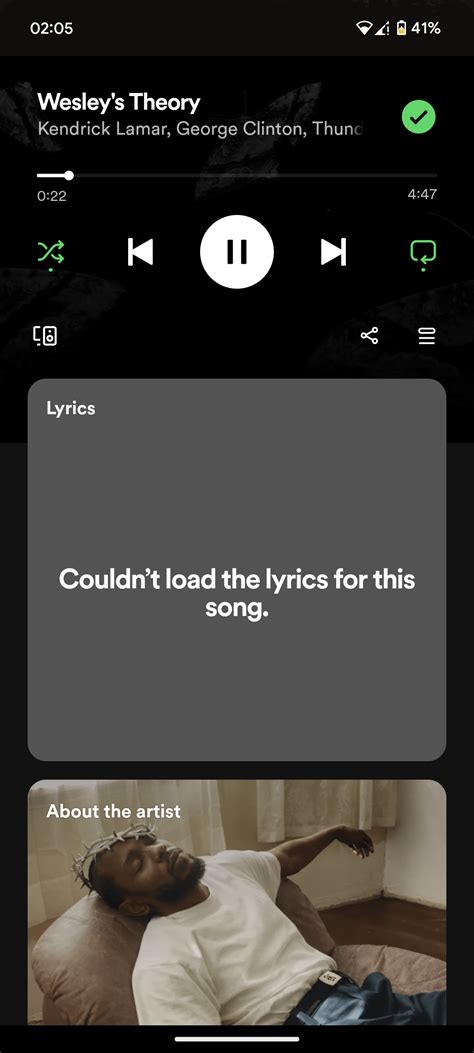 Question The Lyrics Dont Show Up Rxmanagerapp