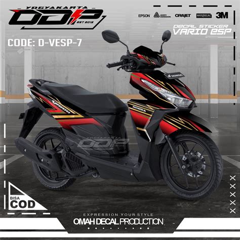 Jual DECAL STICKER HONDA VARIO ESP DEKAL MOTOR VARIO ESP FULL BODY