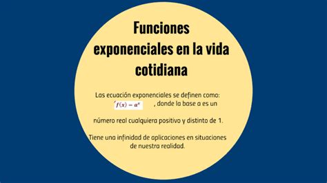 La Función Exponencial Y Sus Aplicaciones En Situaciones Cotidianas By Celia Gisel Cequeira On Prezi