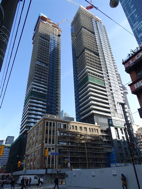 West Tower Topped Off East Tower Close At King Blue Condos Urbantoronto